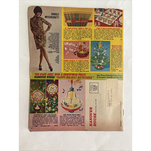 3 Vintage 1960s Mail Order Catalogs - Sunset House - W Auto - Hanover House - Picture 10 of 10